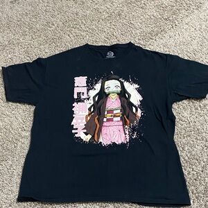 Black Nezuko Kamado Demon Slayer Tee